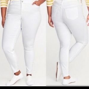 Nwt Plus Old Navy White Jeans Rockstar High Rise